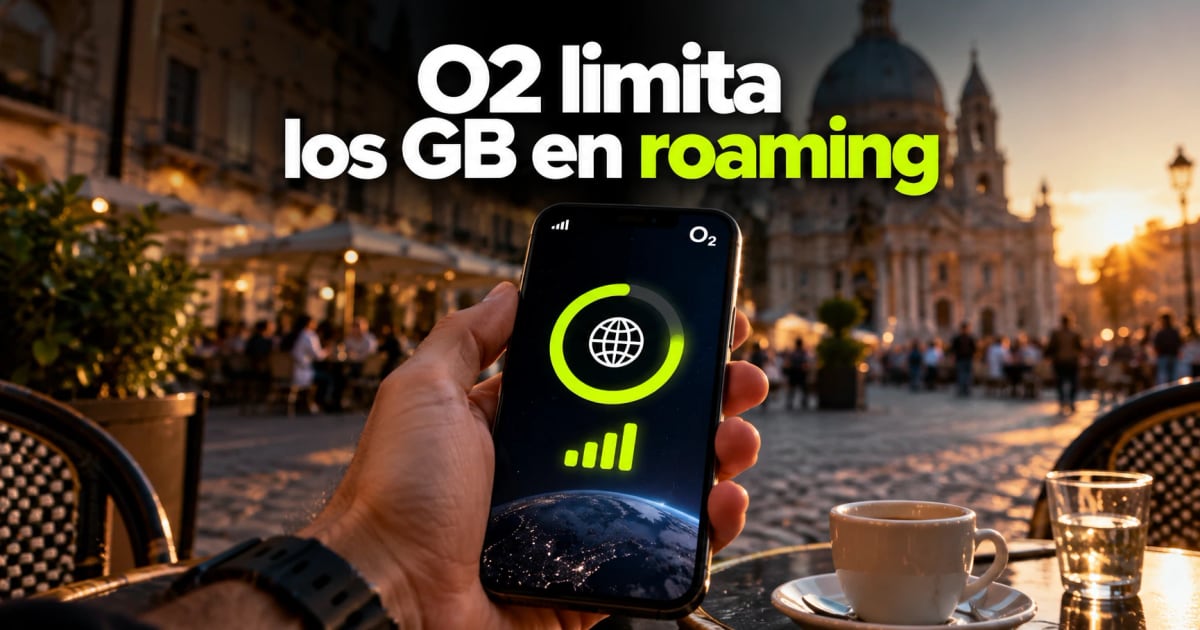 O2 limita los GB en roaming por Europa
