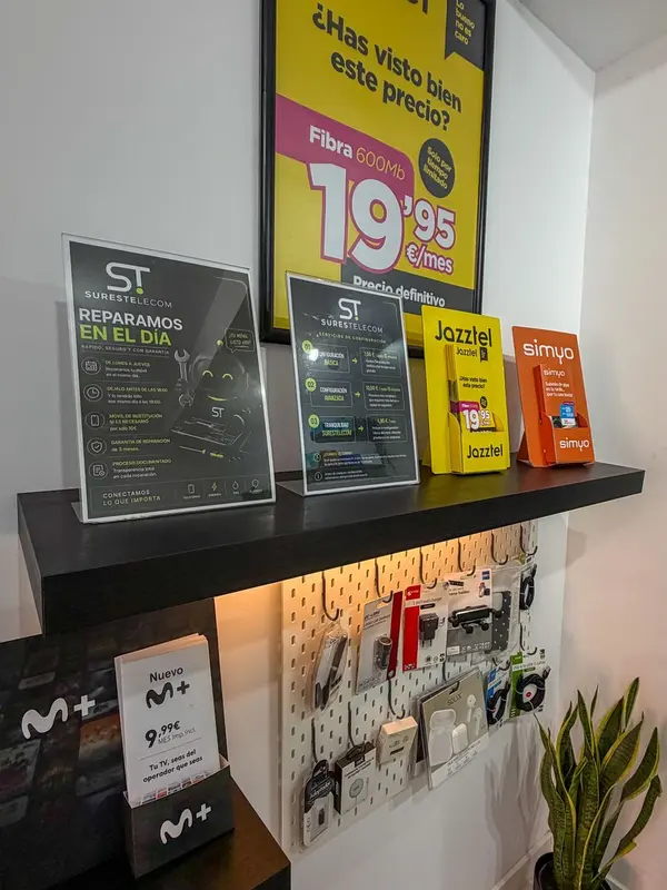 Expositor de ofertas en la tienda de Arganda del Rey